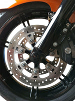 Klock Werks Flush Mount Front Axle For Harley Davidson FLD 1690 2012-2013 Front - Black