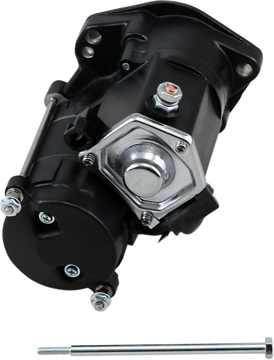 Drag Specialties 1.7kW High-Performance Starter Motor For Harley Davidson FLHR 1340 1994-1998 - Black