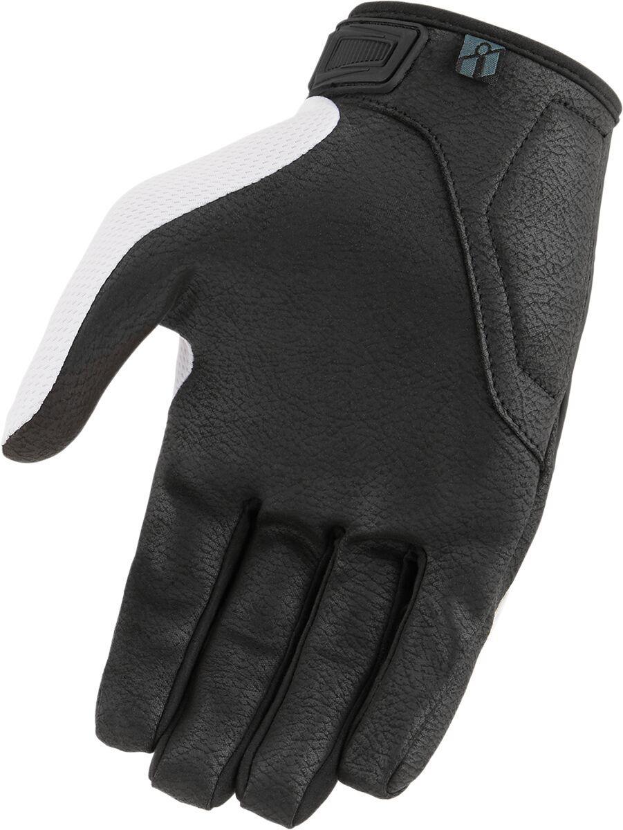 Icon Hooligan CE Gloves - Black White