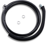 Drag Specialties Stainless Steel Hydraulic Clutch Hose For Harley Davidson FLTRU 1750 2017-2018 188.3 cm - Vinyl-Coat Black