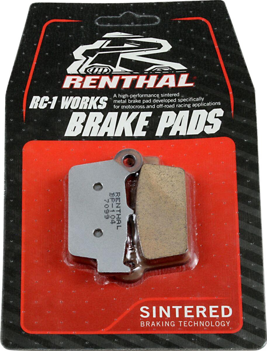 Renthal RC-1 Works Brake Pads For Beta ALP 125 2006-2014 Rear