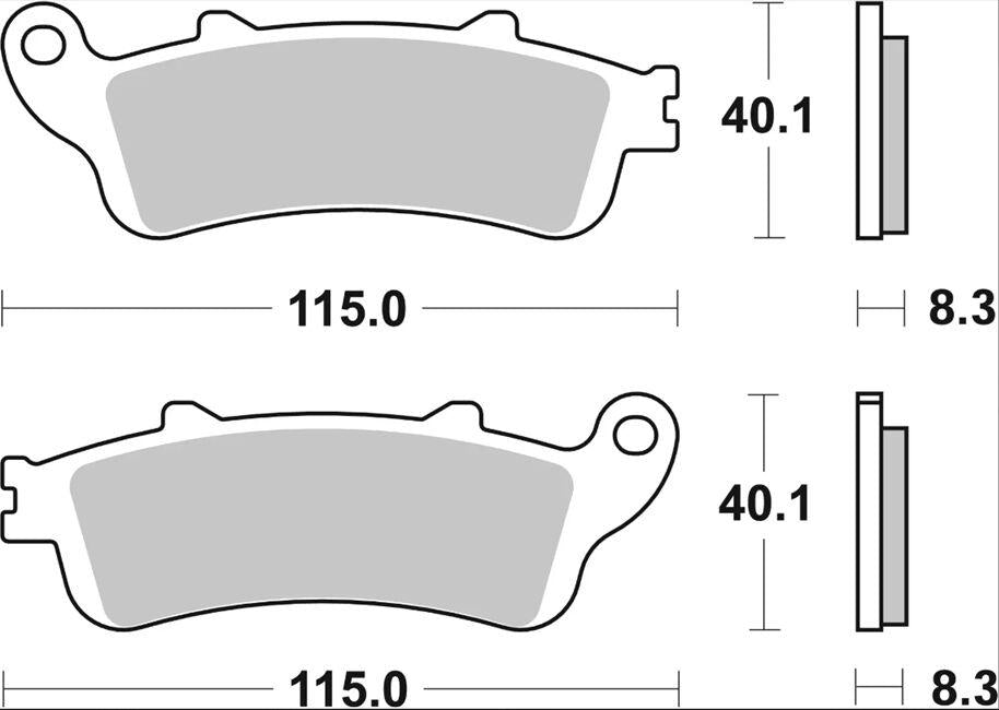 Brembo LA Prime Sintered Brake Pads For Honda CB 1100 SF 2000-2003 Front