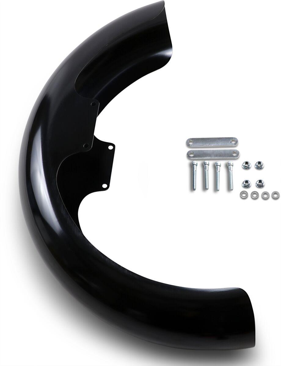 Klock Werks Hugger Front Fender For Harley Davidson FLDE 1750 2018-2020 482.60 mm (19.00") 31.8 cm (12-1/2") - Black