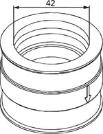 Parts Unlimited Carburettor Mounting Flange For Ski-Doo (BRP) ALPINE 2 500 1988-1995 - Black