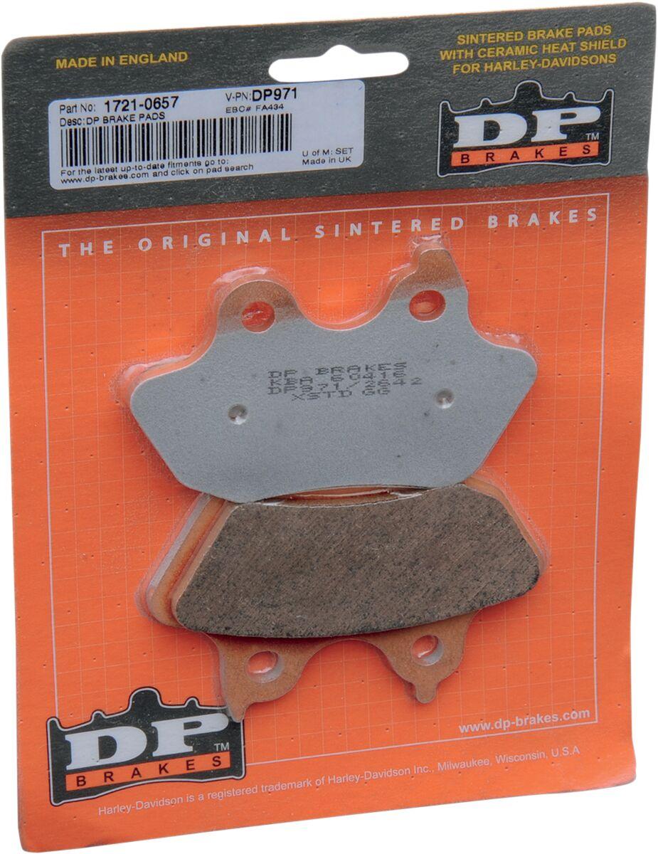 DP Brakes Sintered Metal Brake Pads For Harley Davidson FLSTC1584 2007 Rear