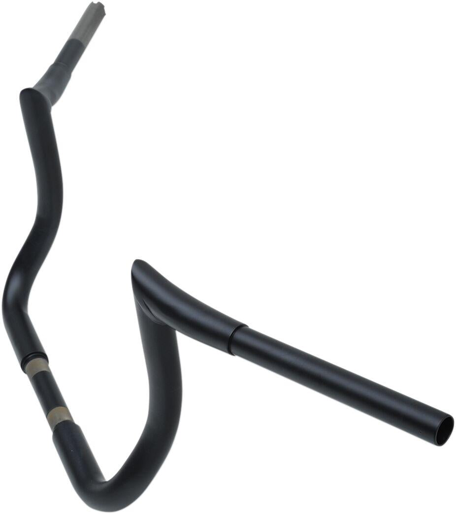 LA Choppers 1-1/4" Prime Ape Bagger Handlebar For Harley Davidson FLHT 1450 1999-2006 25.5 cm (10") - Black/Flat