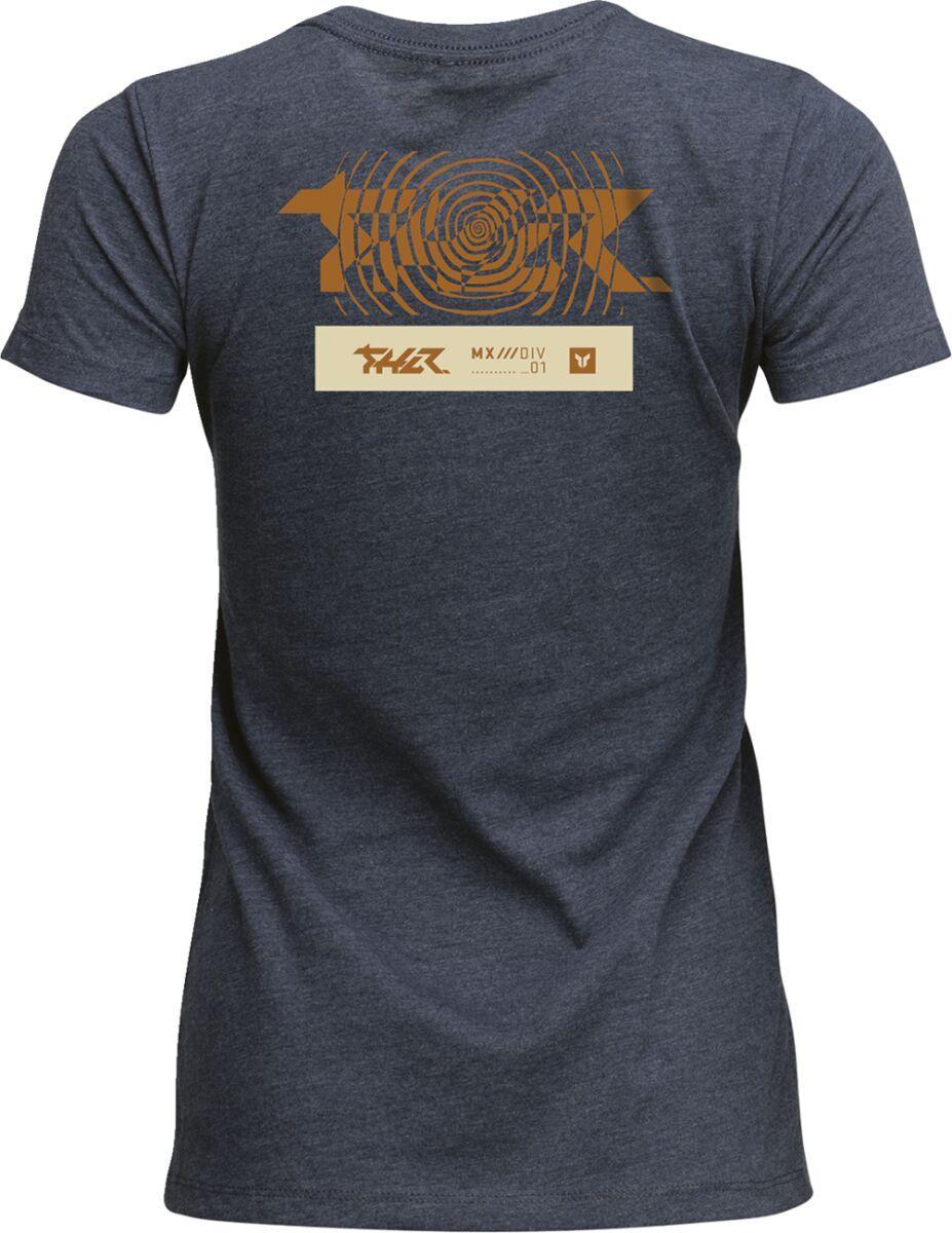 Thor Womens Adult Womens Mind Control T-Shirt - Navy