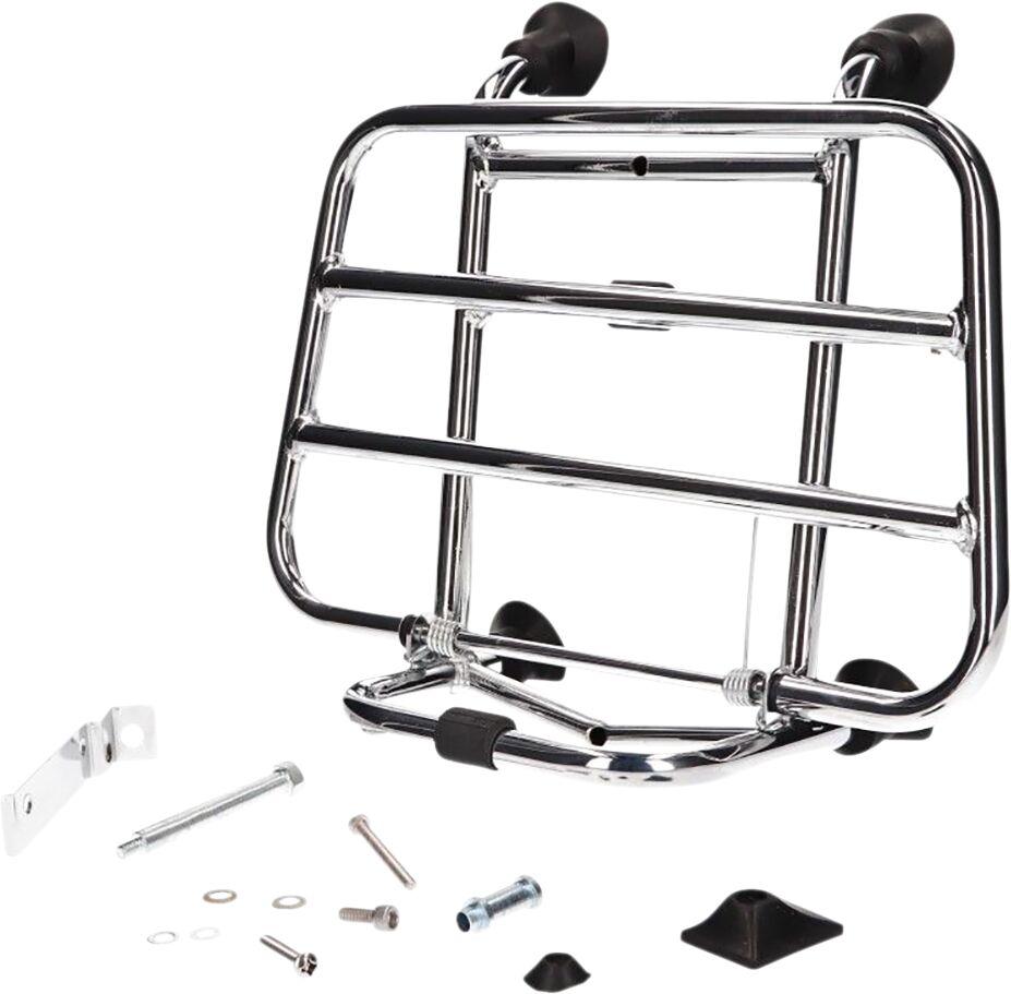 101 Octane Front Luggage Rack For Vespa Elettrica 2018-2022 - Chrome