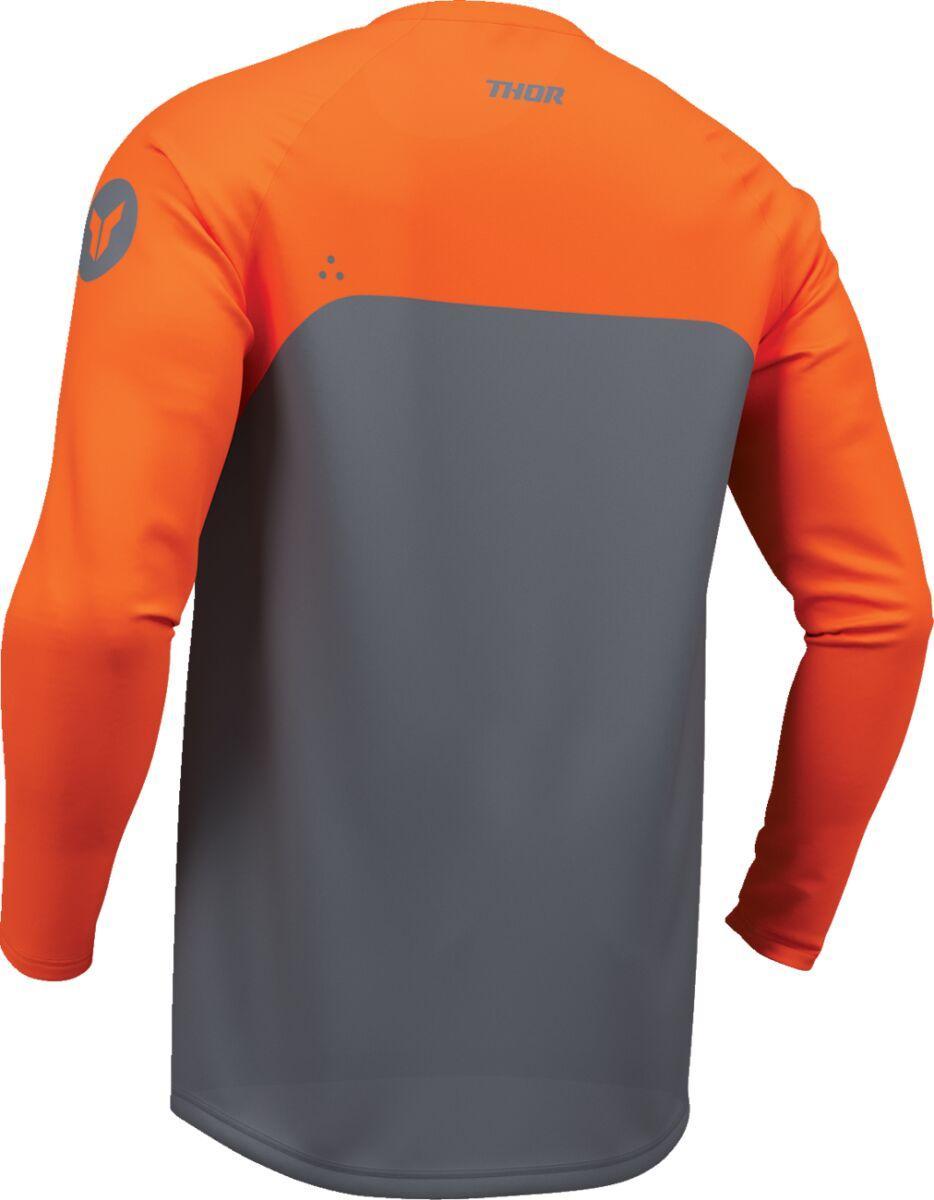 Thor Ridemode Menace Jersey - Charcoal Grey/Orange