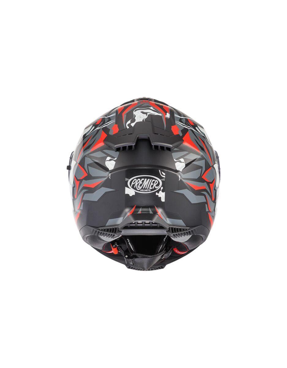 Premier Typhoon MO Helmet - Black/Grey/Red/White