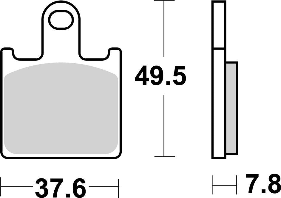SBS DS Dual Sintered Front Brake Pads For Kawasaki ZX-6 R 600 2007-2016