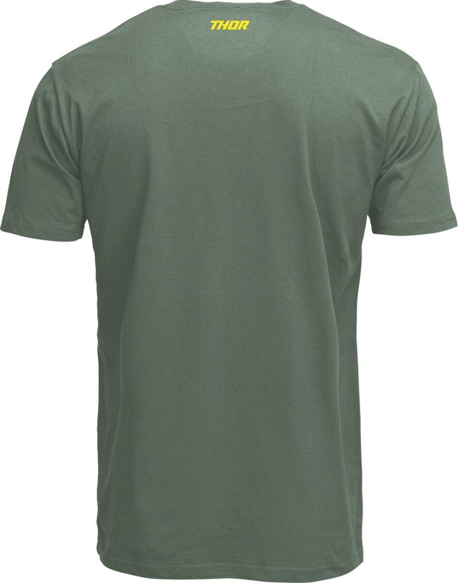Thor Mens Adult Warp T-Shirt - Olive