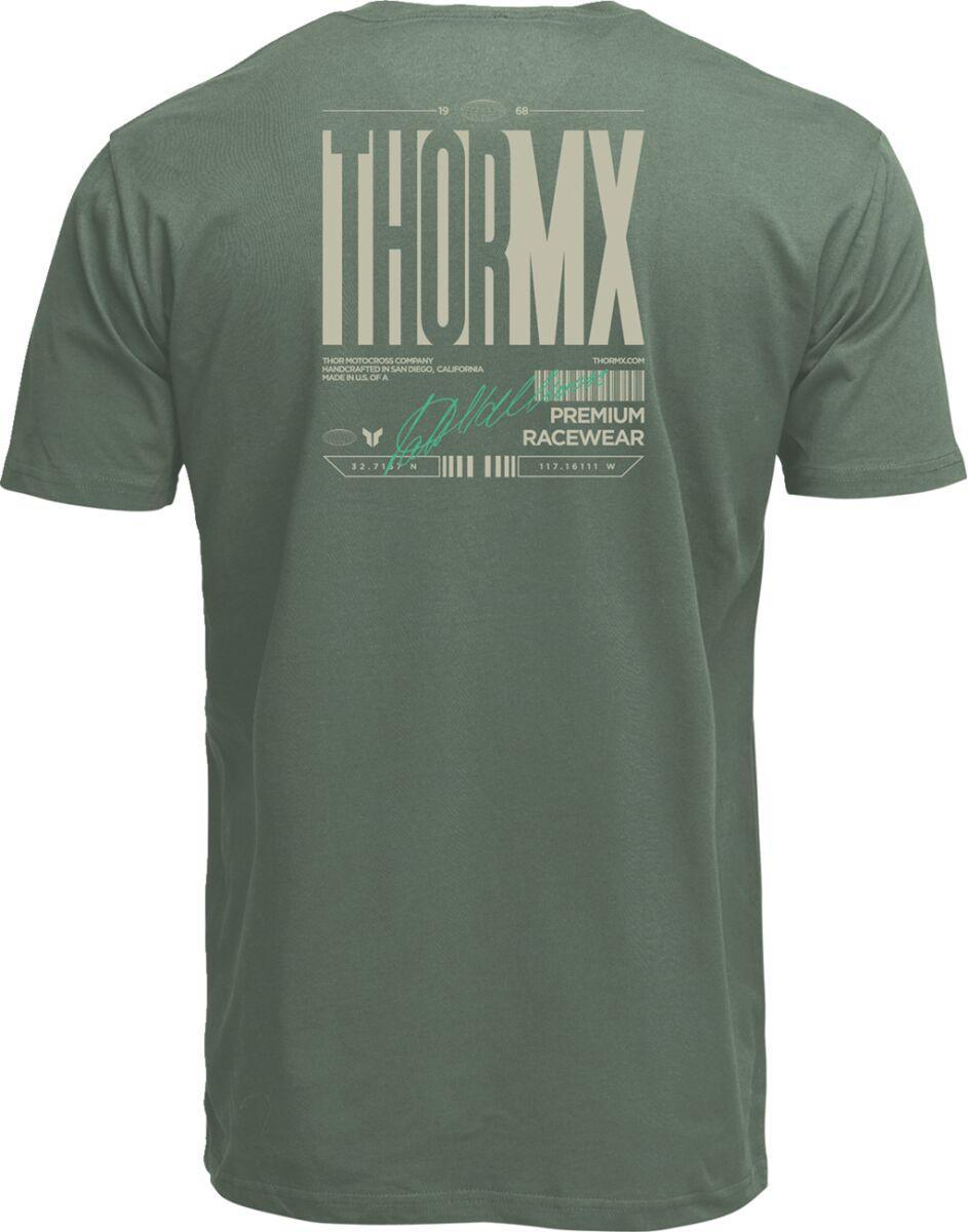 Thor Mens Adult Signature T-Shirt - Olive