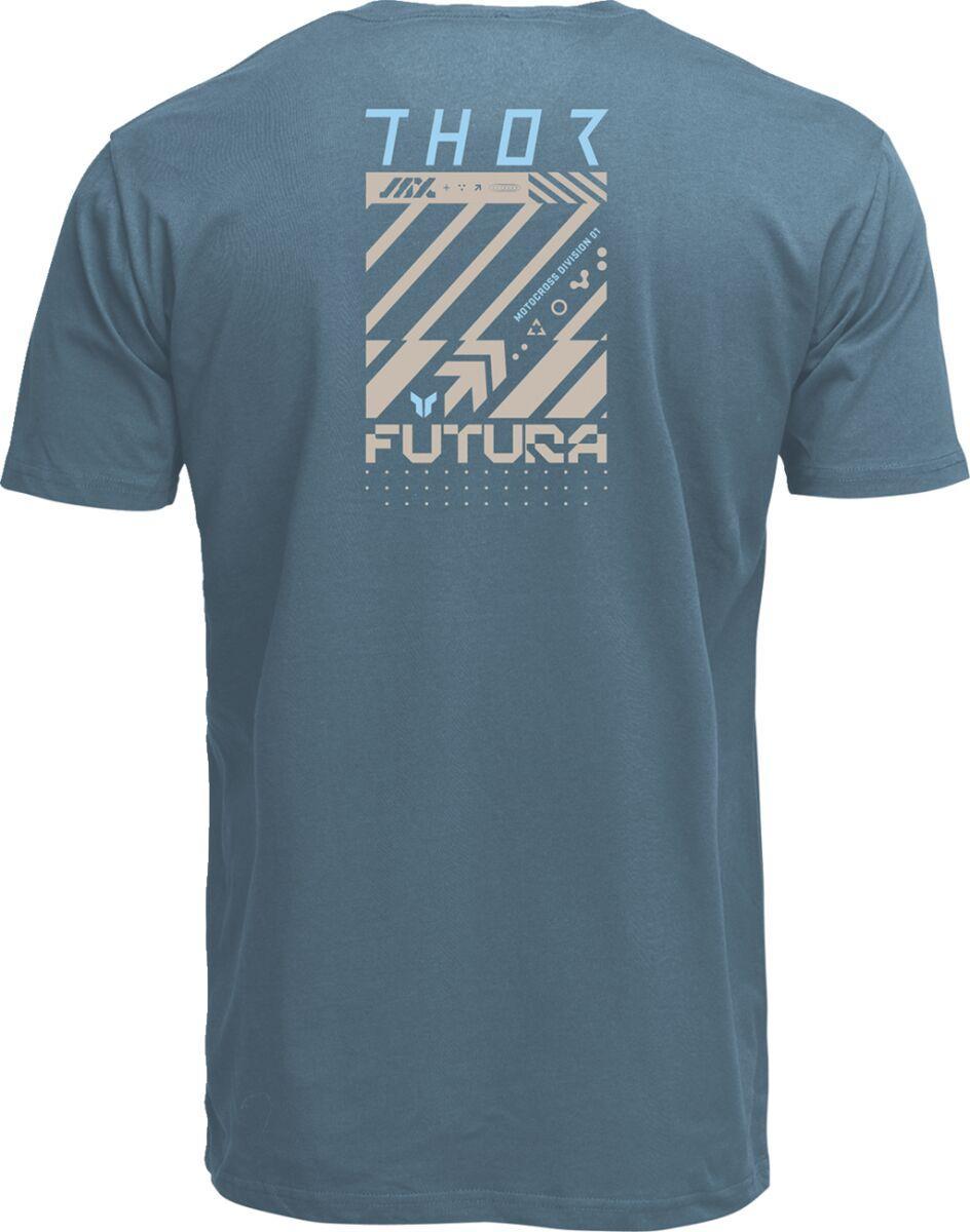 Thor Mens Adult Futura T-Shirt - Petrol Blue