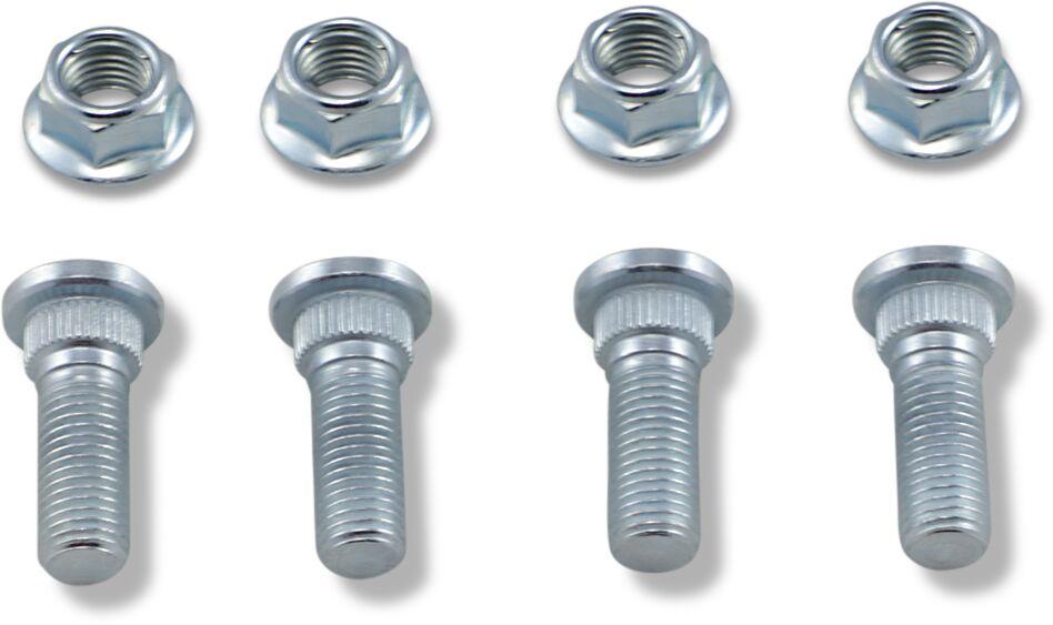 Moose Racing Wheel Stud/Nut Kit For Yamaha YFS200 1988-1994 Rear - Silver