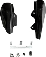 Drag Specialties Frame Mounted Heat Deflectors For Harley Davidson FLHR 1450 2001-2003 - Black