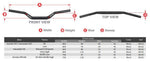 Scar O2 Handlebar 80mm Rise - Villopoto Bend - Black/White