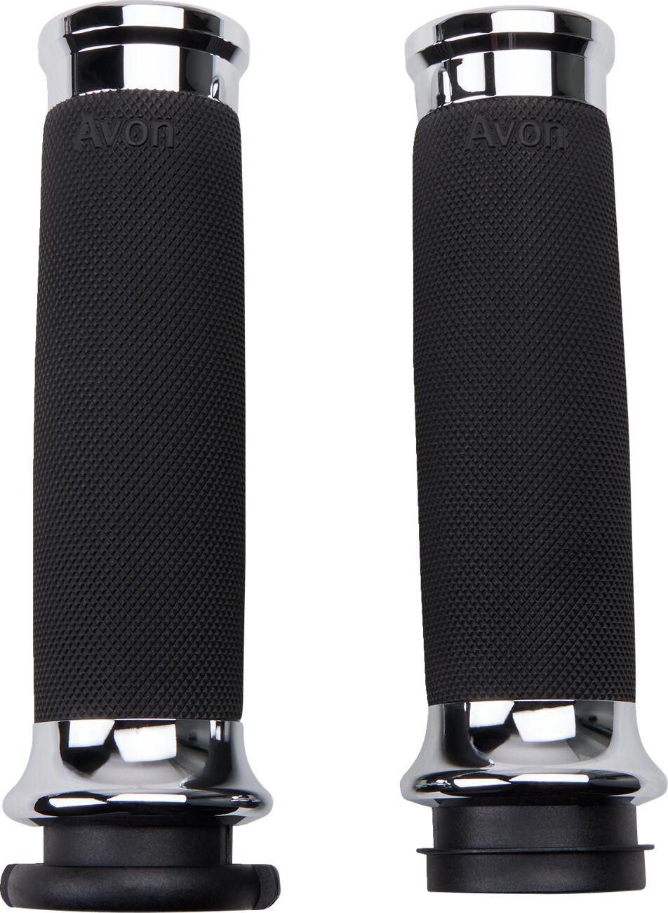 Slyfox Grips For Harley Davidson FLDE 1750 ABS 2018-2020 - Chrome