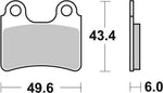 SBS HF Street Ceramic Organic Rear Brake Pads For AJP PR3 125 2010-2012