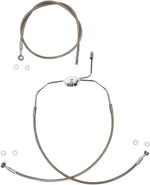 Magnum Shielding XR Stainless EXtreme Response Front Brakeline Kit For Harley Davidson FLHR 1340 1994-1998 Front 41.5 cm (16-1 4") 73.5 cm (29") - Chrome