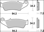 Brembo TT Prime Carbon Ceramic Brake Pads For Kove 450 2023 Front