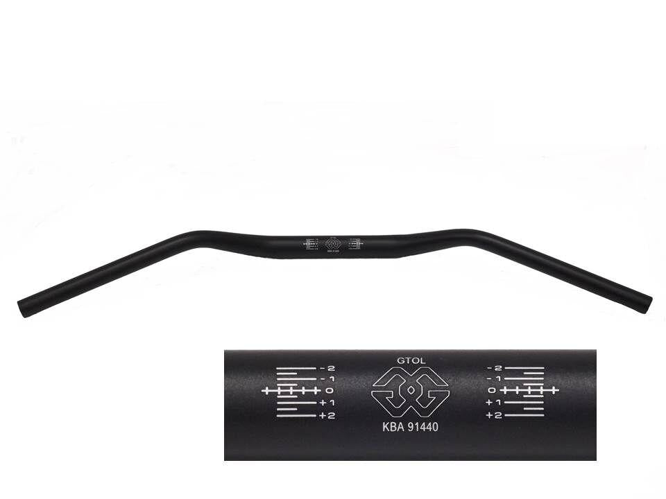 Gilles GT Oversize Low Handlebar For KTM Adventure 790 R 2019-2020 - Black