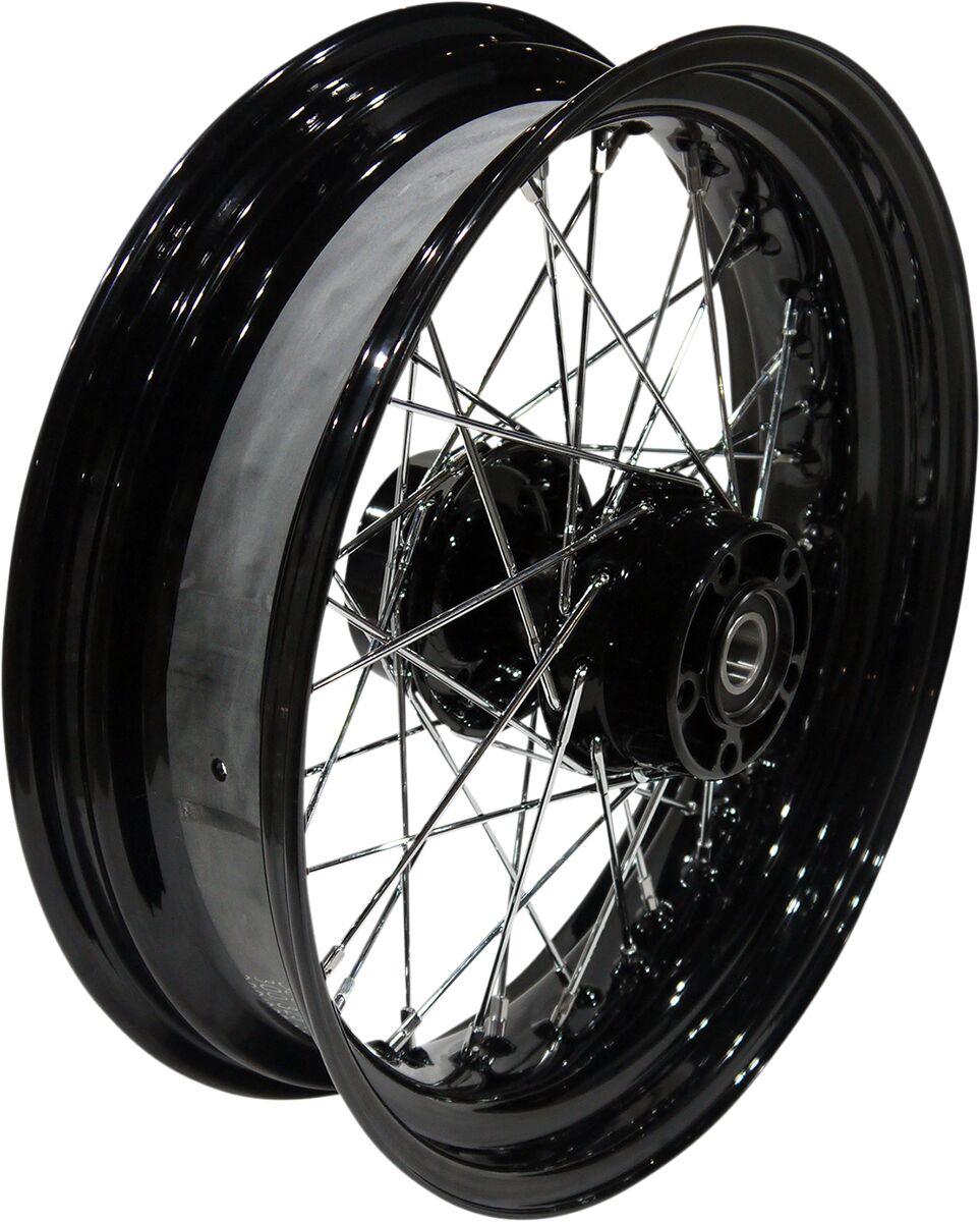 Drag Specialties Laced Wheel For Harley Davidson FLD 1690 2012-2013 17x4.5 Rear - Black