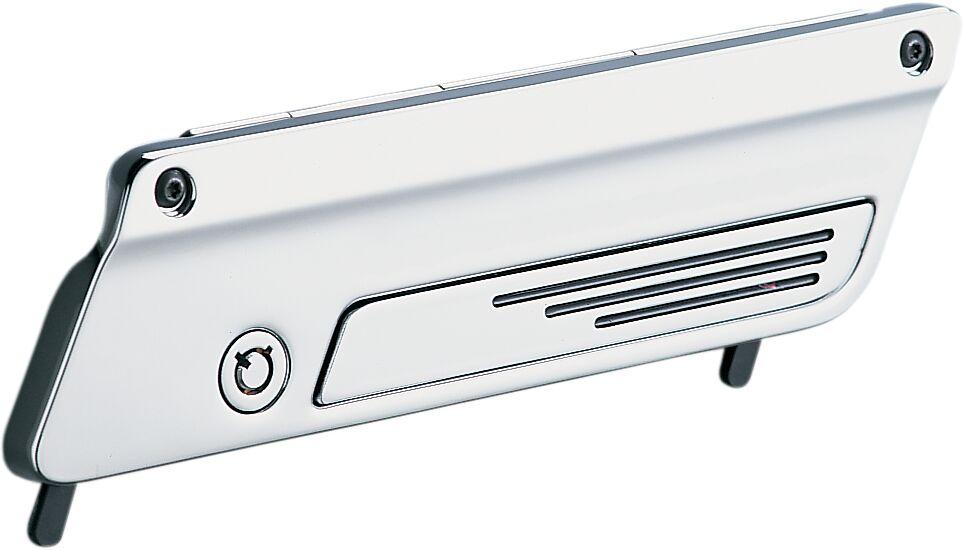 Drag Specialties Saddlebag Latch Inserts For Harley Davidson FLHR 1340 1994-1998 - Chrome