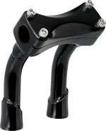 Biltwell Murdock O S Risers 15 cm (6") - Black Satin