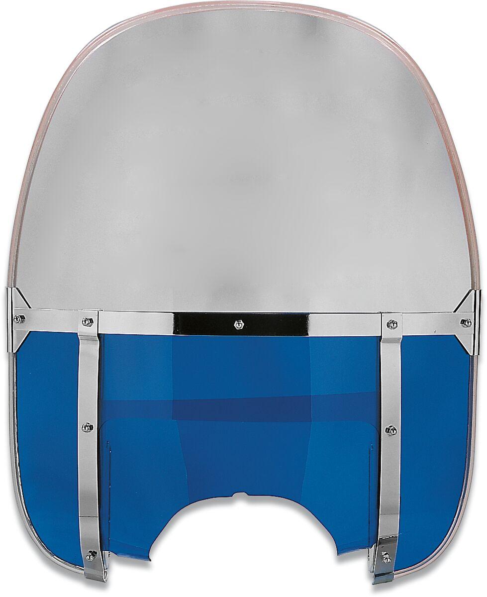 Drag Specialties Replacement Acrylic Windshield For Harley Davidson FL 1200 1960-1977 - Blue/Clear