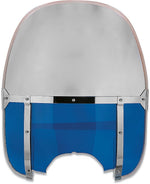 Drag Specialties Replacement Acrylic Windshield For Harley Davidson FL 1200 1960-1977 - Blue/Clear