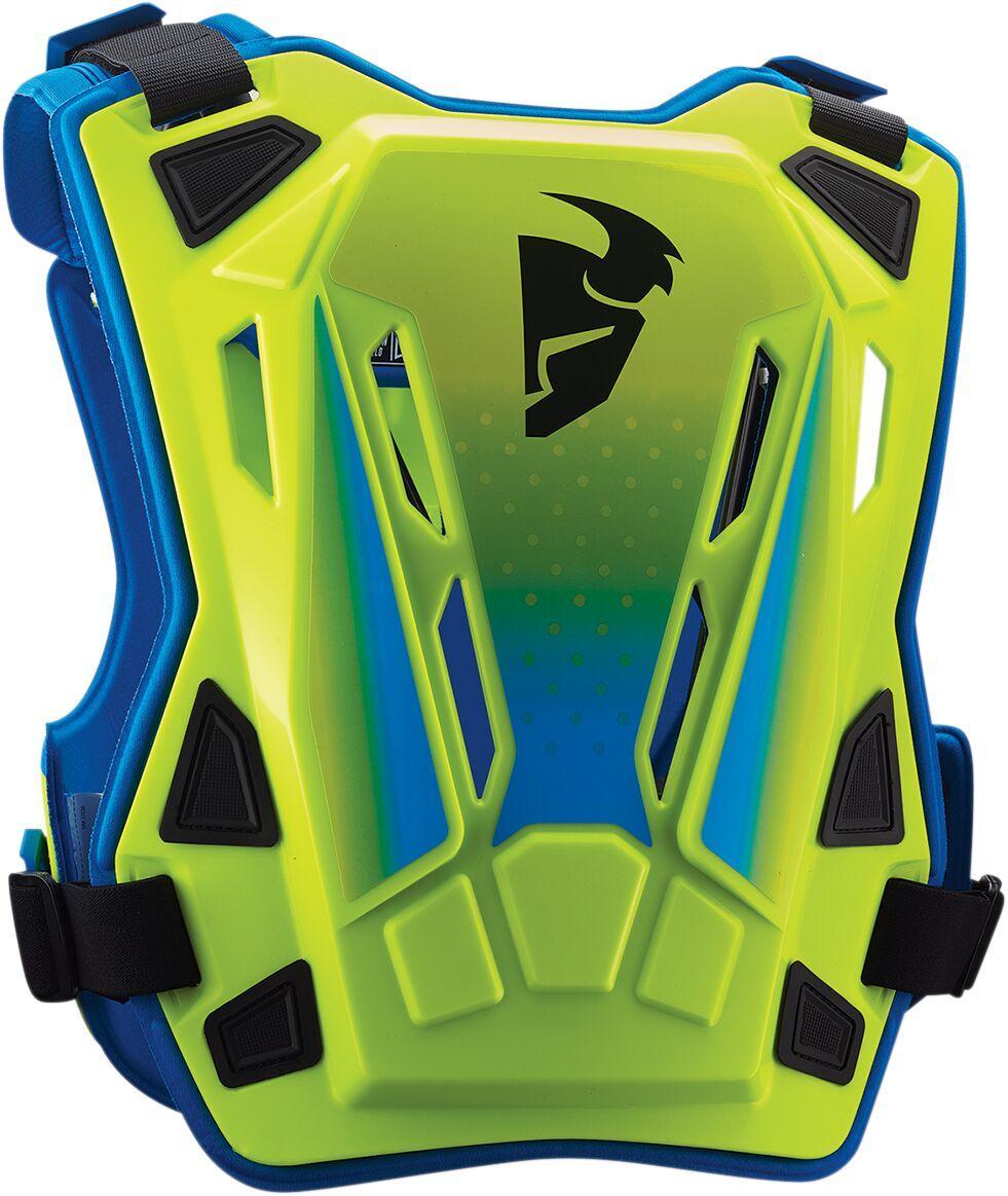 Thor Youth Guardian MX Roost Deflector - Blue/Fluorescent Green