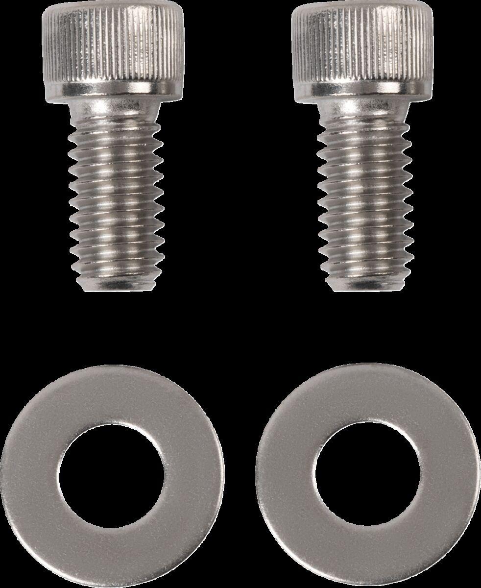 Slyfox Foot Pegs For Harley Davidson FLDE 1750 ABS 2018-2020 Rear - Silver