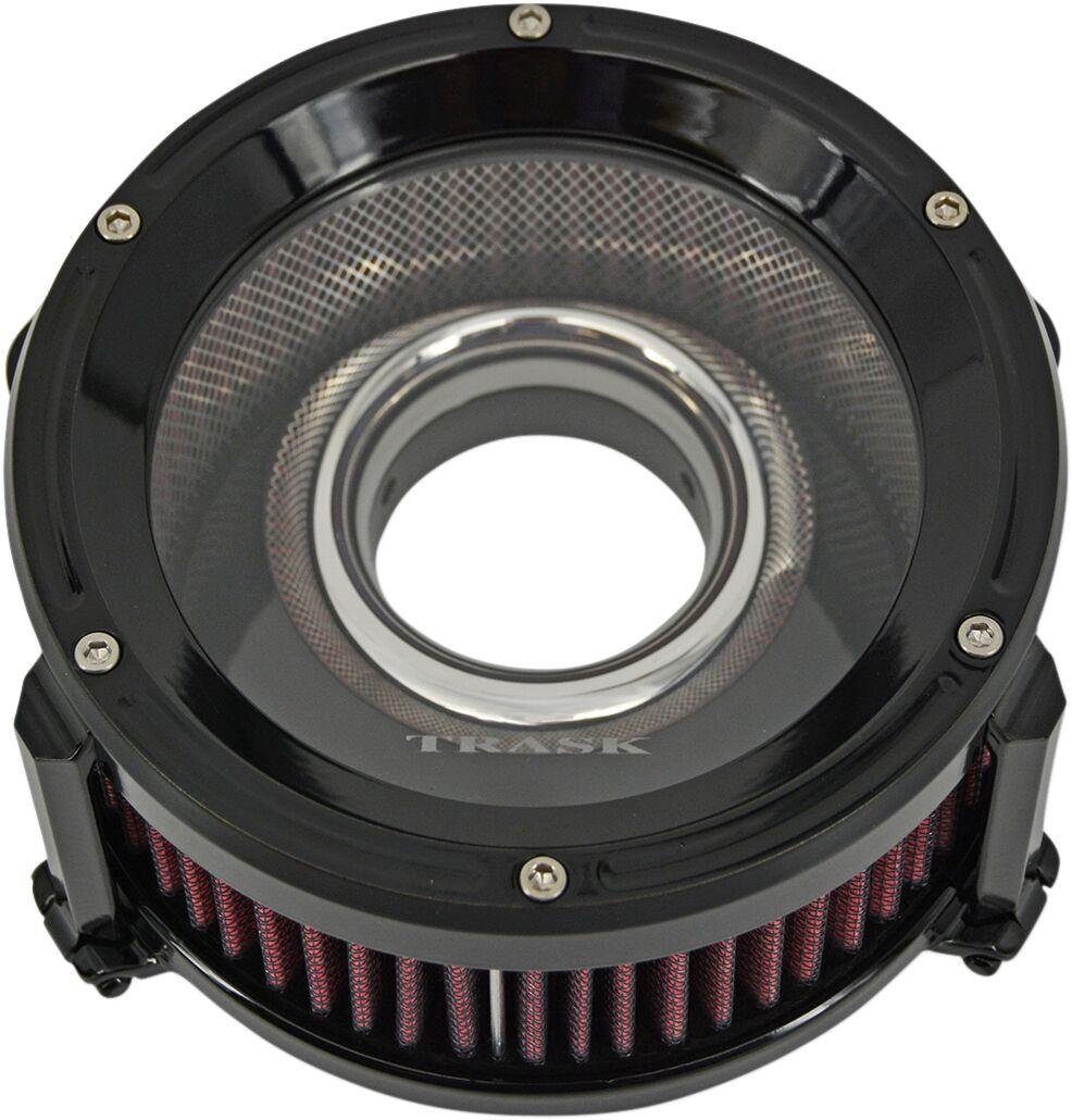 Trask Assault Charge High-Flow Air Cleaner For Harley Davidson XL 1200 C 1996-2020 - Black