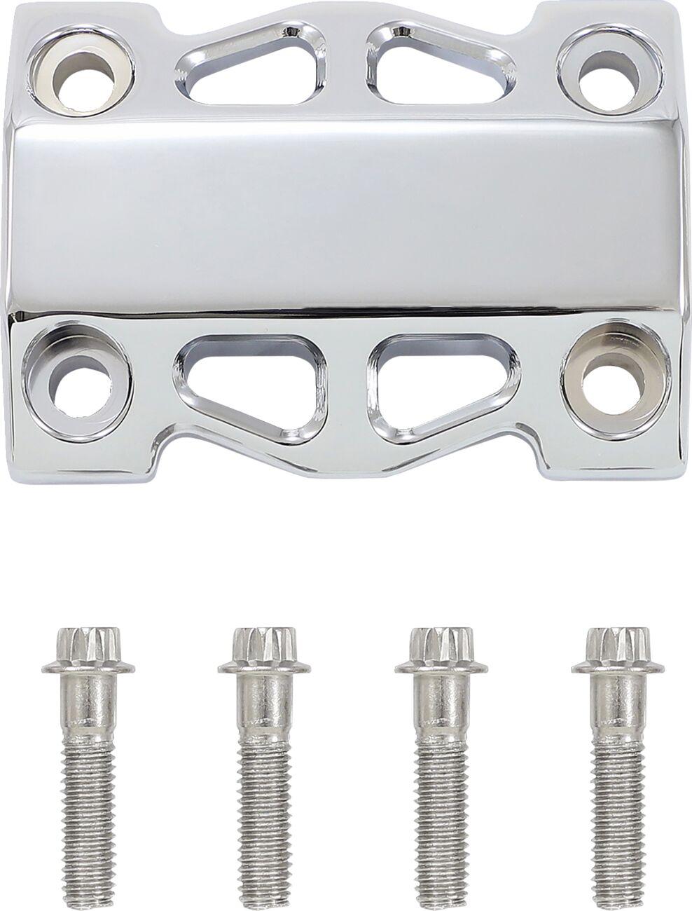 LA Choppers Performance 1" Straight Risers 25.5 cm (10") - Chrome