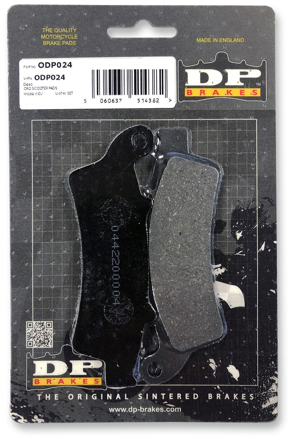DP Brakes ODP Organic Brake Pads For Aprilia Atlantic 125 2005 Front