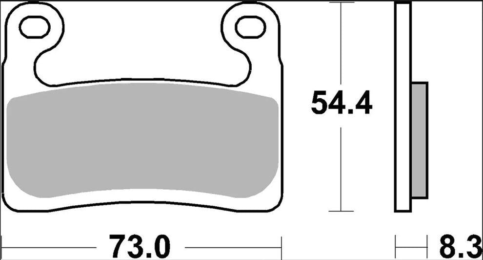 Brembo SR Xtra Sintered Brake Pads For BMW R 1250 GS ABS 2019-2024 Front
