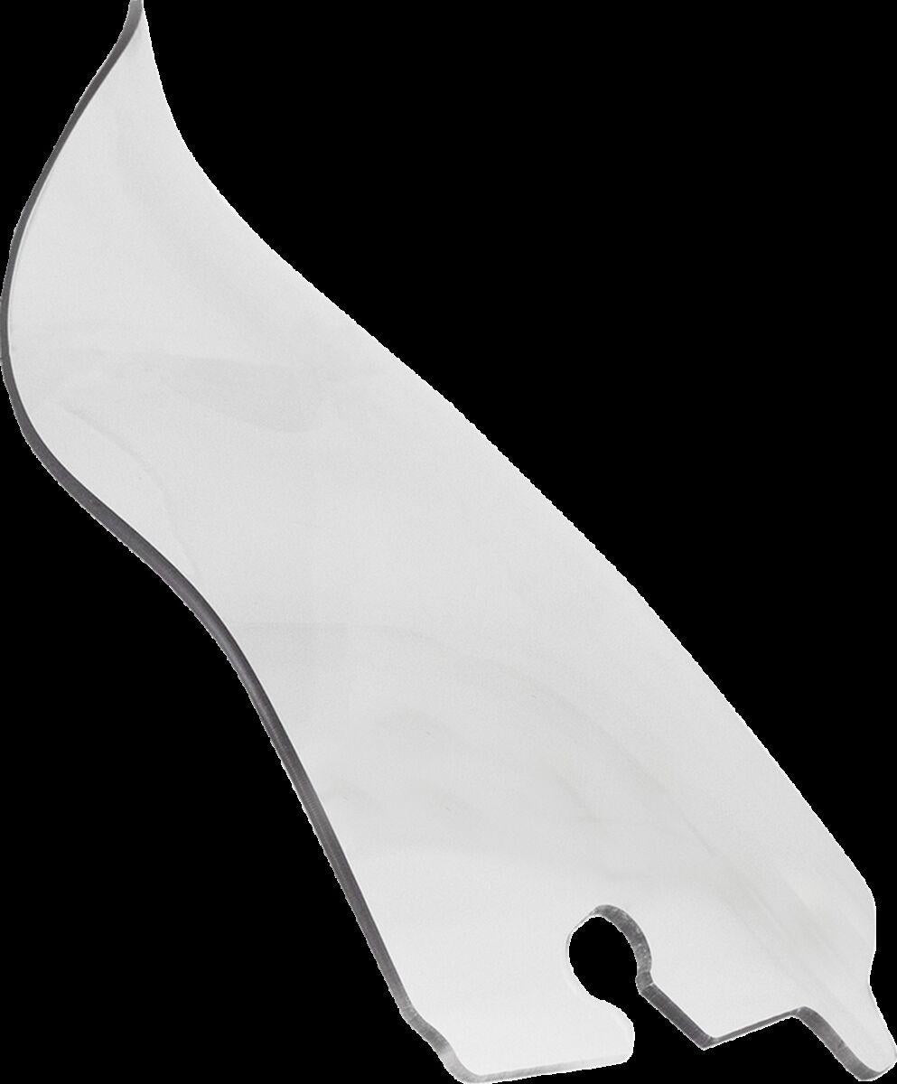 Klock Werks Flare Windshield For Harley Davidson FLH 1868 ABS 2021 16.5 cm (6-1/2") - Clear