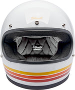 Biltwell Gringo Sunset Spectrum Helmet - Gloss/Orange/Red/White
