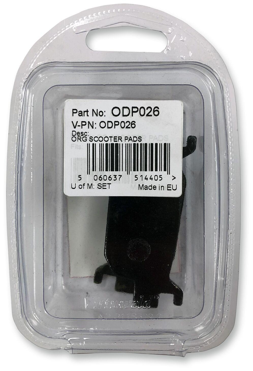 DP Brakes ODP Organic Brake Pads For Honda ADV 150 ABS 2021-2023 Rear