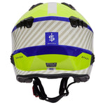 Spada Rock 06 Pilot Blue White Fluo Trials Helmet