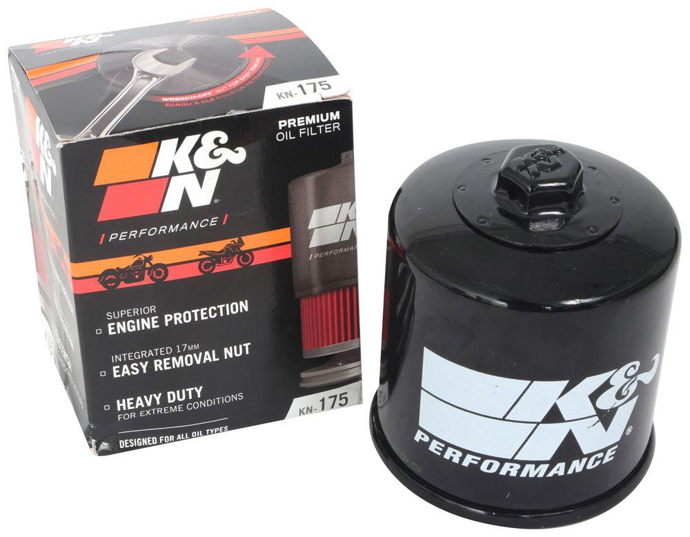 K&N Spin On Oil Filter For Indian Challenger 108 2020-2024 - Black