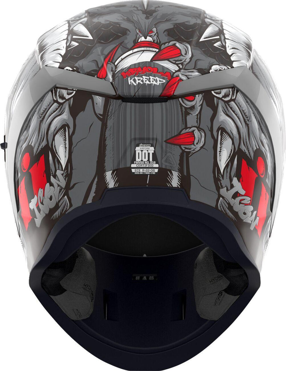 Icon Unisex Airform Kryola Kreep MIPS Helmet - Silver