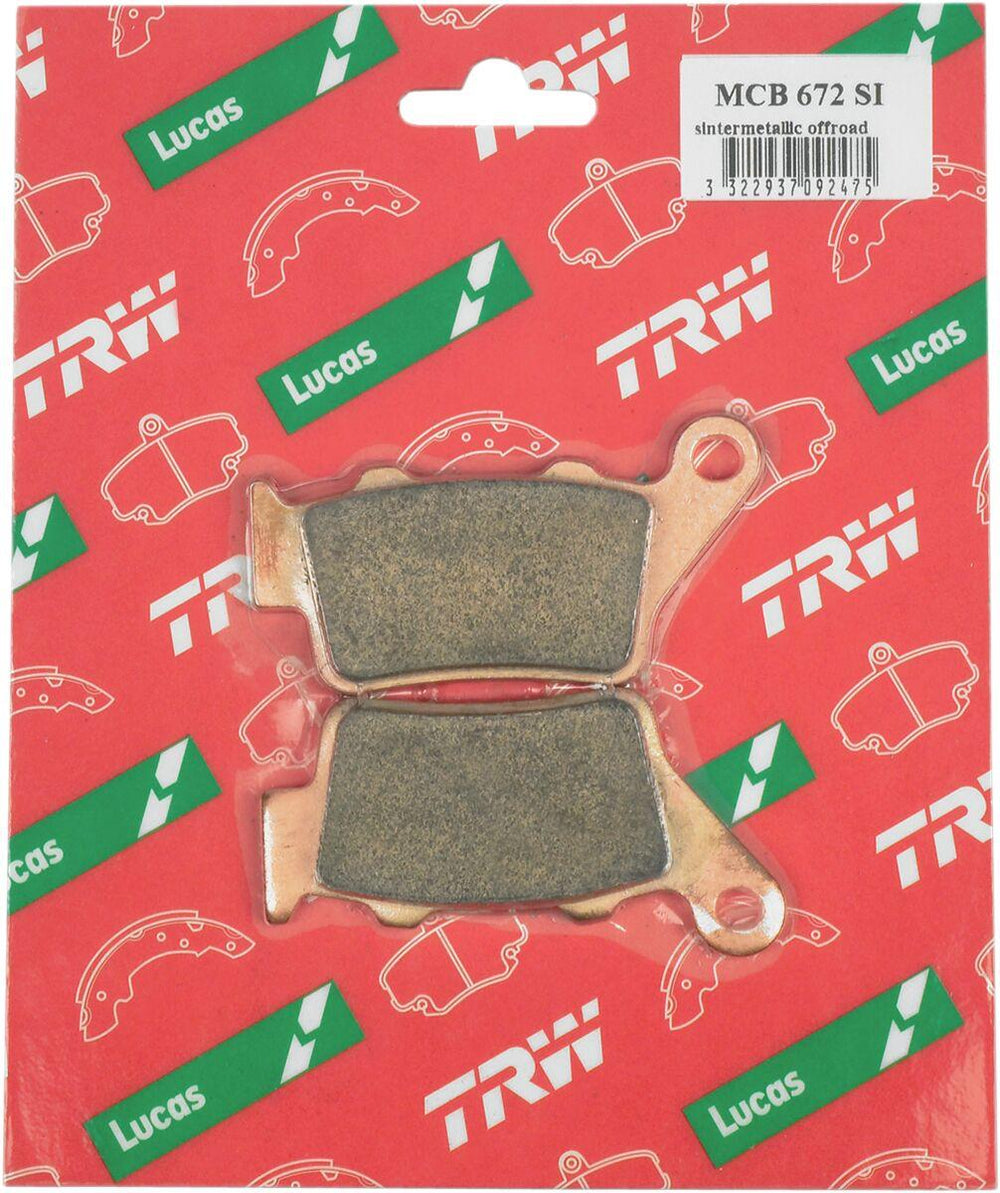 TRW SI Series Sintered Brake Pads For Husqvarna 701 Supermoto 2016-2022 Rear
