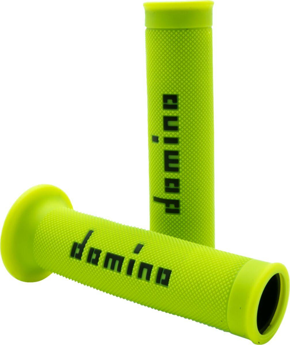 Domino MotoGP Grips - Black/Fluorescent Yellow