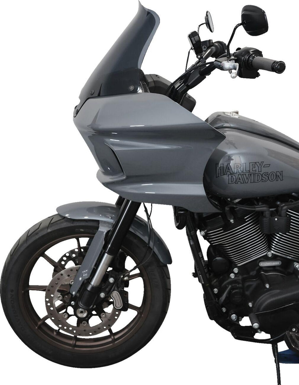 Klock Werks Flare Windshield For Harley Davidson FXLRST 1923 2022-2025 25.5 cm (10") - Dark Smoke