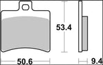 Brembo XS Prime Sintered Brake Pads For Aprilia RS 125 ABS 2024-2026 Rear