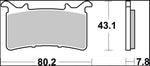 Brembo RC Carbon Ceramic Racing Brake Pads For Honda CBR 1000 RR-R ABS Fireblade SP 2020-2023 Front