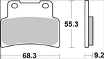 Brembo CC Prime Carbon Ceramic Brake Pads For Yamaha MT-125 2014-2016 Front
