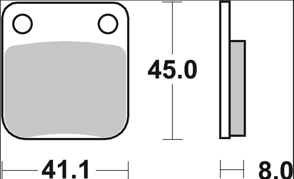 Brembo CC Prime Carbon Ceramic Brake Pads For Daelim Altino 100 1999-2003 Front